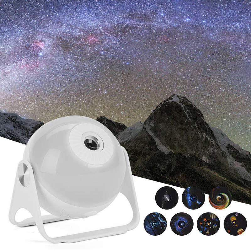 Galaxy Projector Moon lamp-Baby Night Light Star Planetarium Projector 7 in 1 Constellation Projecti