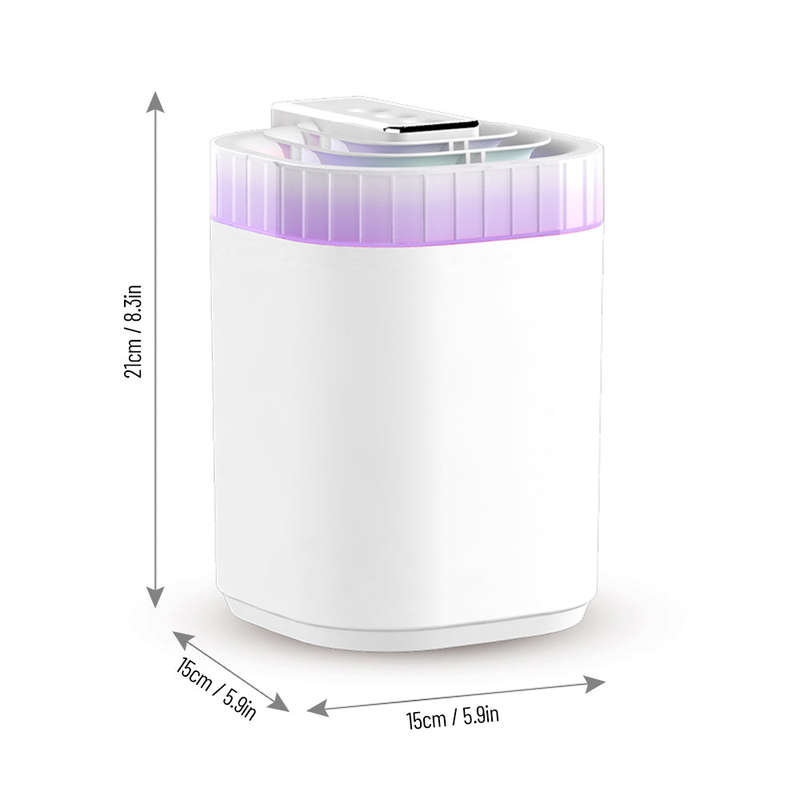 3L Large Capacity Cool Mist Humidifier with Three Nozzles High Mist Output Desktop Plant Humidifier