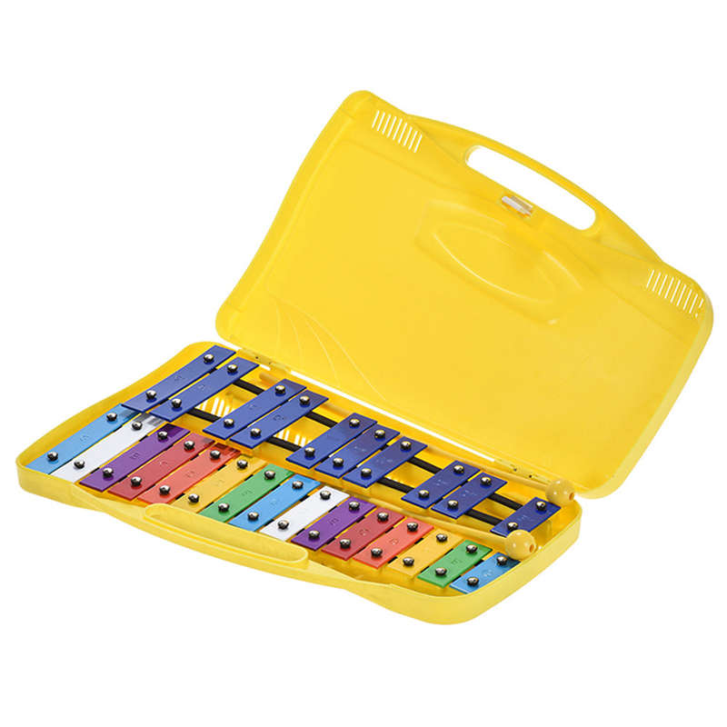 Colorful 25 Notes Glockenspiel Xylophone Percussion Rhythm Musical Educational Teaching Instr