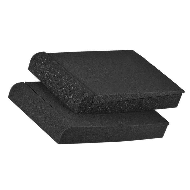 2 Pack Studio Monitor Speaker Isolation Acoustic Foam Pads Max. 9.6'' * 7.7'' Usable Area