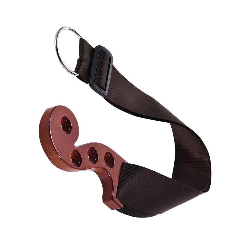 Solid Wood Cello Endpin Non-slip Stop Holder Rest Anchor Protector Pad Red Wood Color