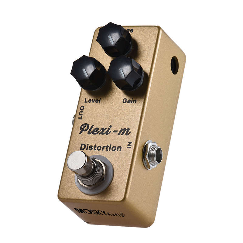 MOSKYAudio Plexi-m Electric Guitar Distortion Effect Pedal Full Metal Shell True Bypass