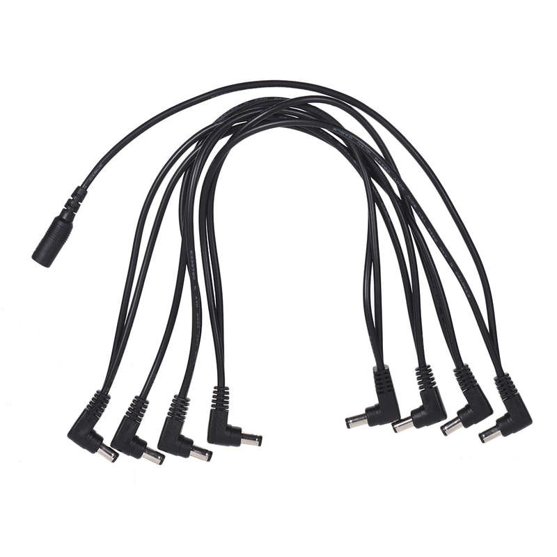 JOYO CM-26 Guitar Effects Power Cable Splitter Cord 8 Ways Daisy Chain for DC 9V Guitar Bass