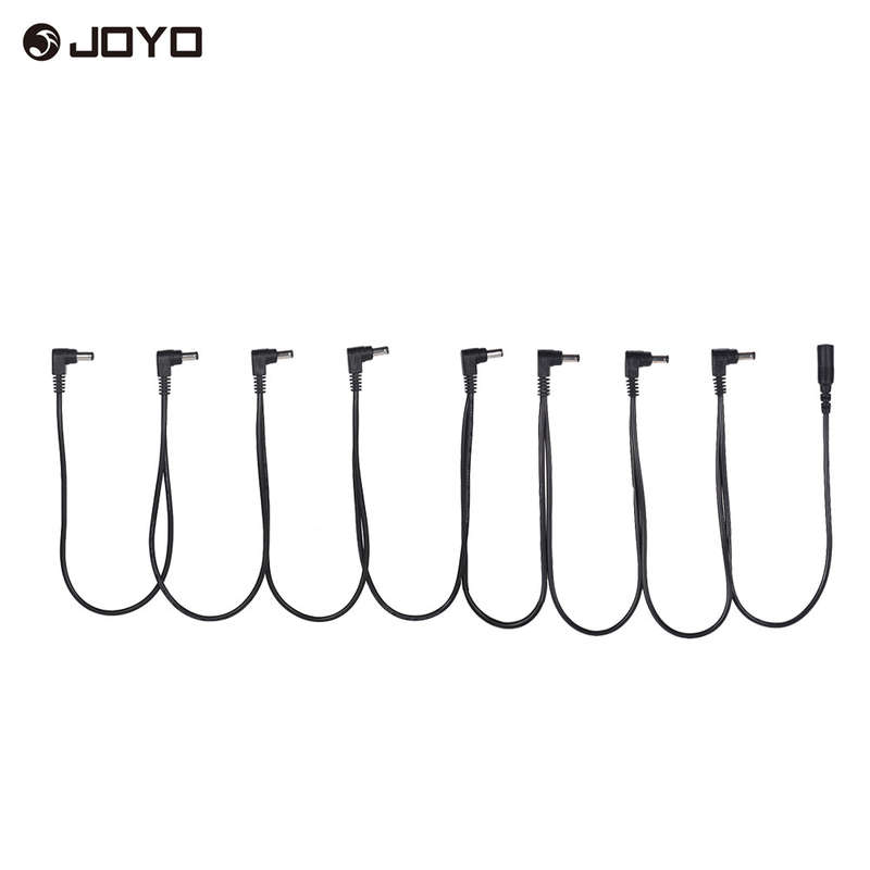 JOYO CM-26 Guitar Effects Power Cable Splitter Cord 8 Ways Daisy Chain for DC 9V Guitar Bass