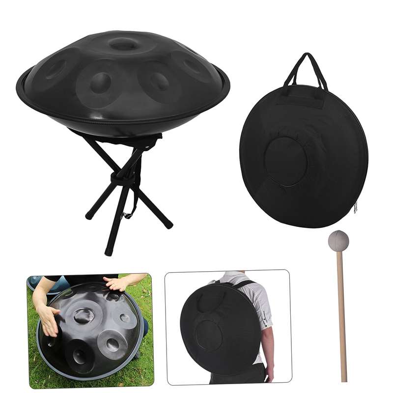 9 Notes Hand Pan Handpan Hand Drum Carbon Steel Material Percussion Instrument with Carry Bag