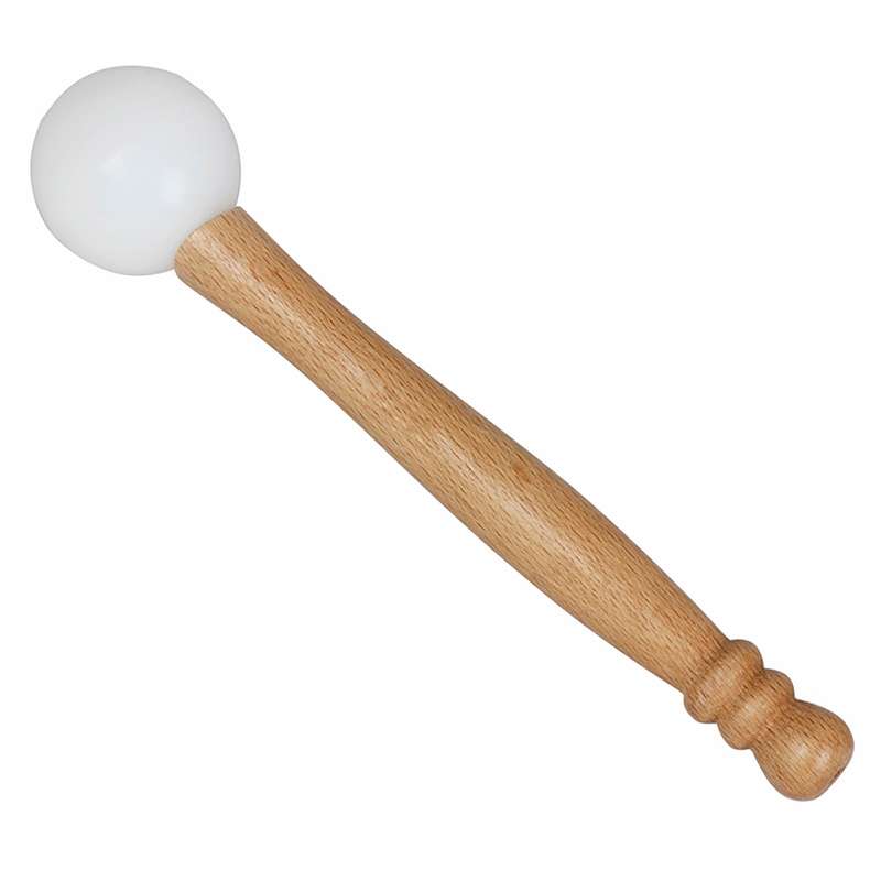 Rubber Mallet Stick Beater for Crystal Singing Bowl Wooden Handle Professional Sound Bowl Str