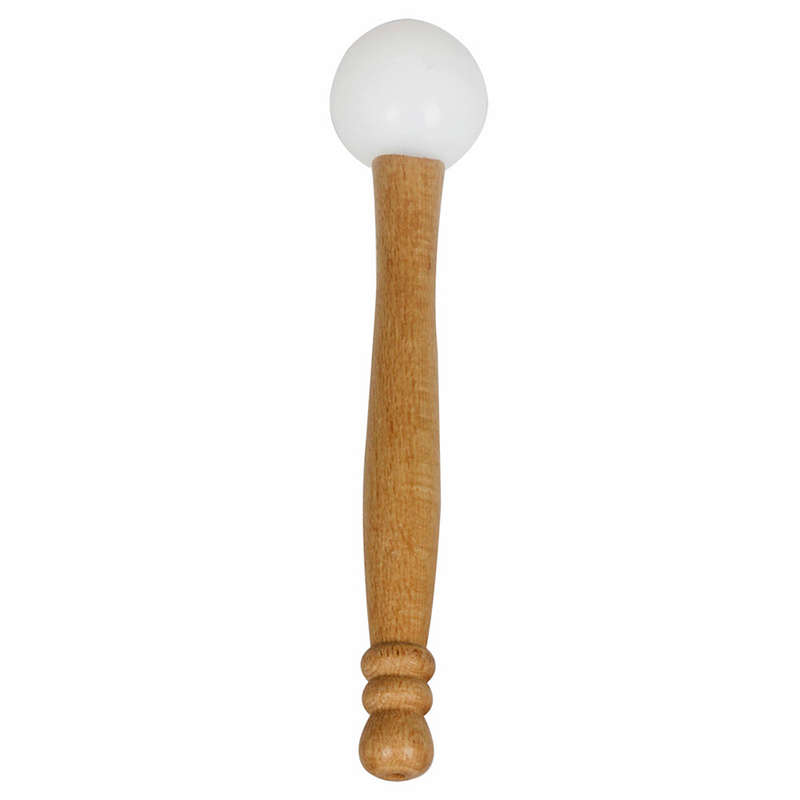 Rubber Mallet Stick Beater for Crystal Singing Bowl Wooden Handle Professional Sound Bowl Str