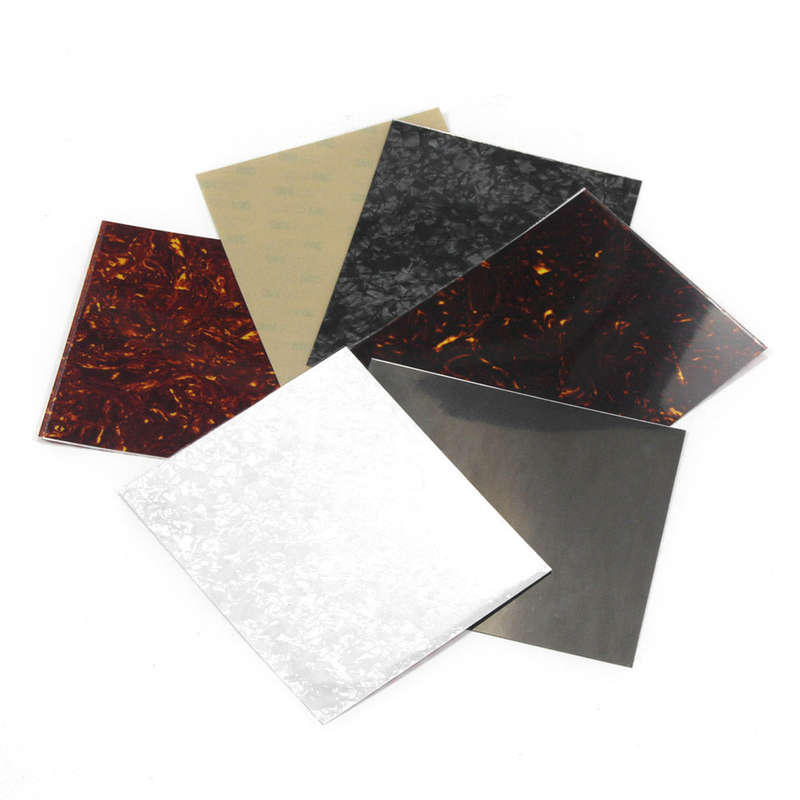 Blank Pickguard Sheet Material Scratch Plate for Acoustic Guitars DIY Custom Celluloid Dark B