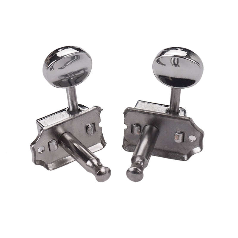 6 In-Line Semi-Closed Guitar Locking Tuners Tuning Pegs Machines Heads Set for ST Tele Electr