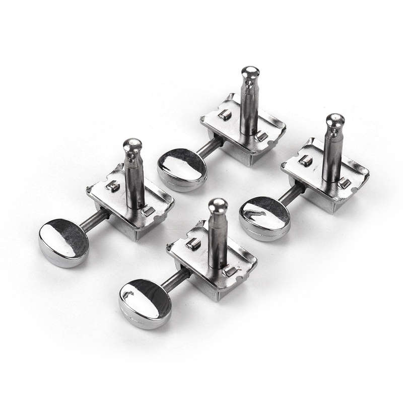 6 In-Line Semi-Closed Guitar Locking Tuners Tuning Pegs Machines Heads Set for ST Tele Electr