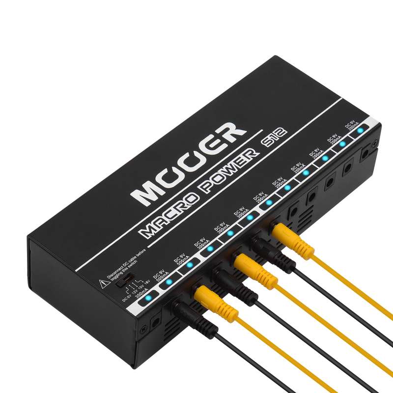 MOOER MACRO POWER S12 Professional Guitar Effect Power Supply Station Distributor 12 Isolated