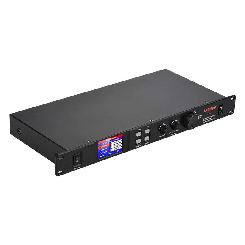 Lannge A-808 8 IN & 8 OUT Digital Audio Processor LCD Touchscreen 32bit DSP with USB RS232 Co
