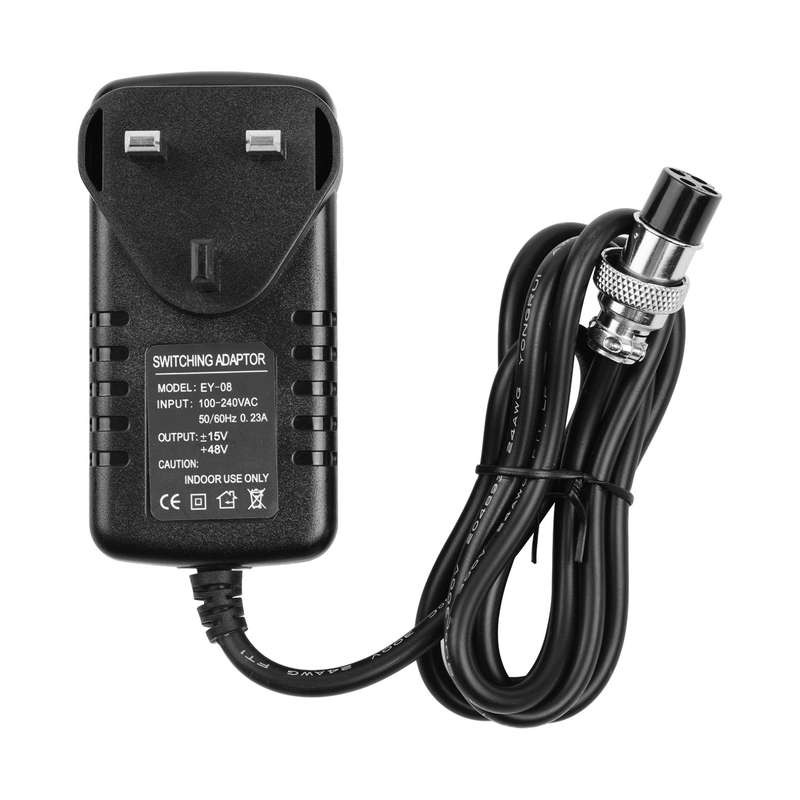 Mixing Console Mixer Power Supply AC Adapter 15V 230mA Universal 4-Pin Round Connector for 16