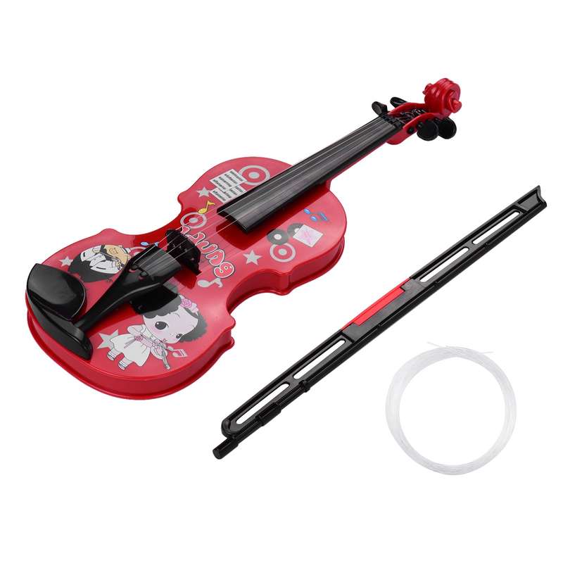 Kids Little Violin with Violin Bow Fun Educational Musical Instruments Electronic Violin Toy