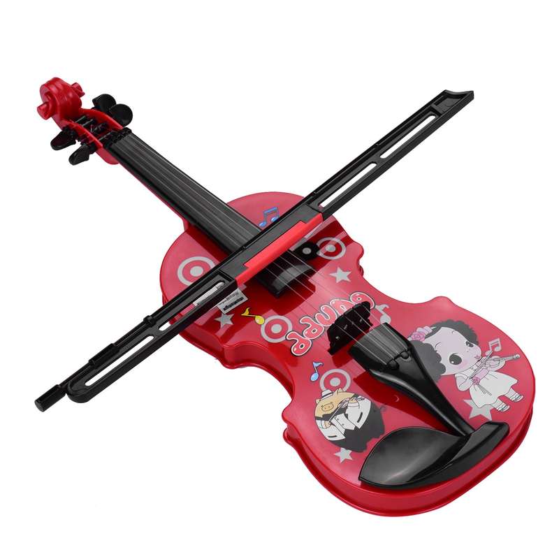 Kids Little Violin with Violin Bow Fun Educational Musical Instruments Electronic Violin Toy