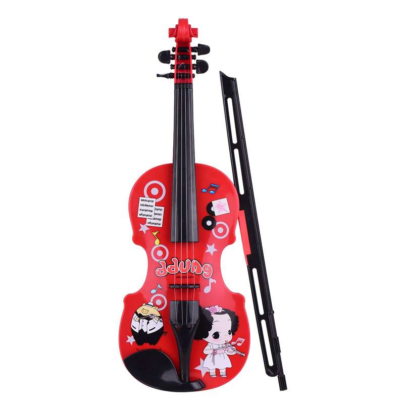 Kids Little Violin with Violin Bow Fun Educational Musical Instruments Electronic Violin Toy