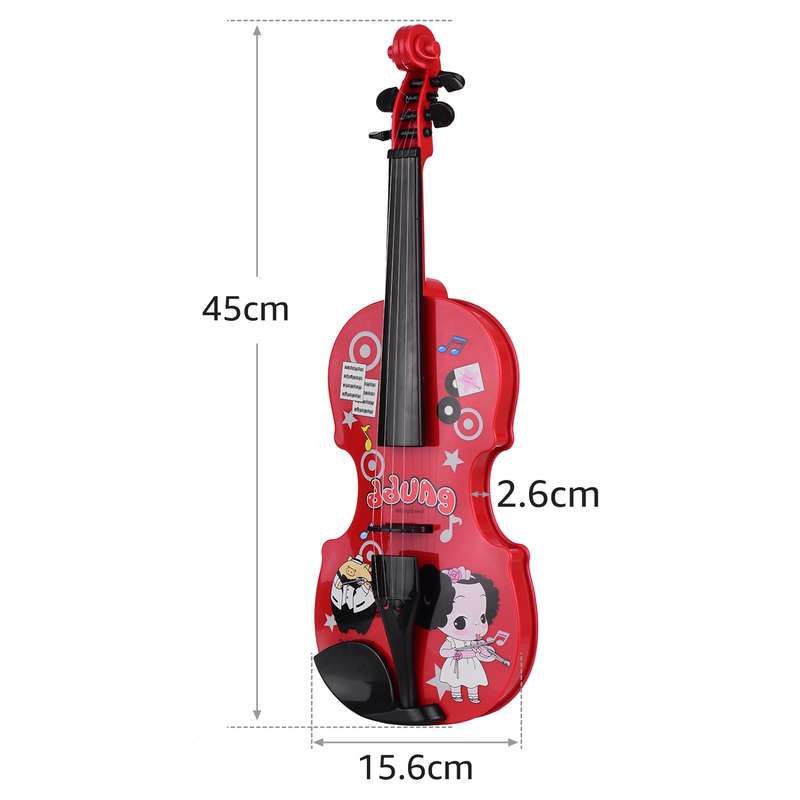 Kids Little Violin with Violin Bow Fun Educational Musical Instruments Electronic Violin Toy