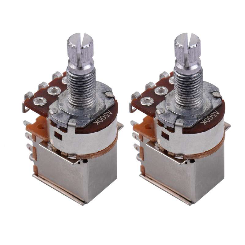 Electric Guitar Bass Potentiometer Push Pull Volume Tone Switch Pots 2pcs