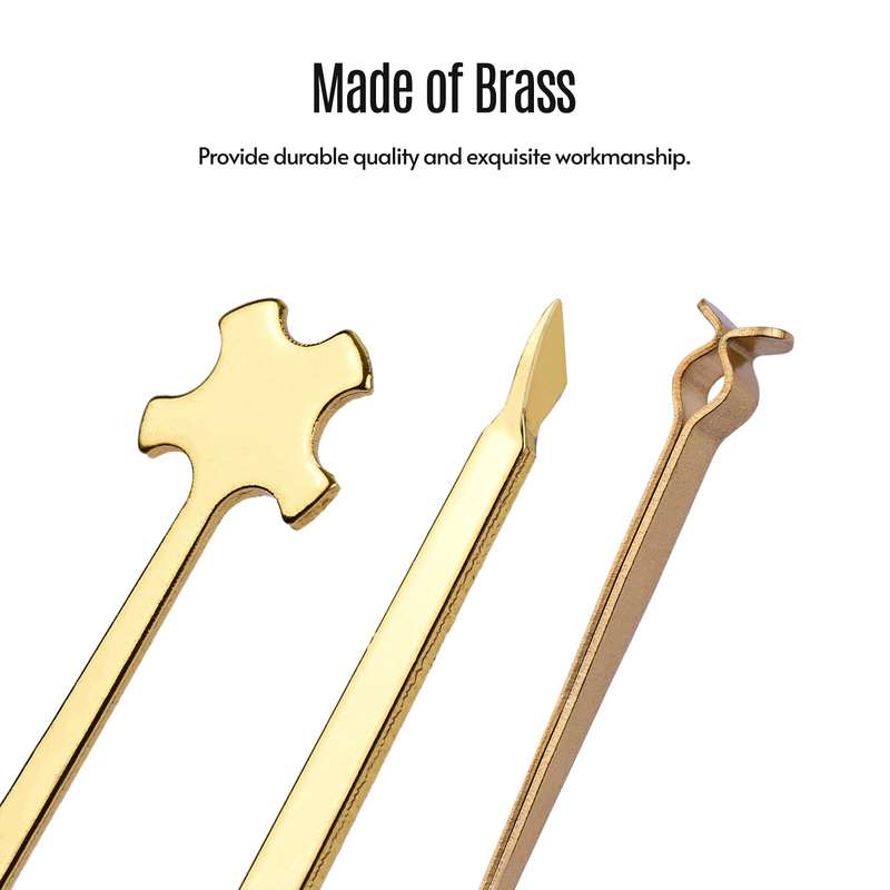 Violin Sound Post Tools Luthier Adjusting Tools Kit Including Gauge Measurer / Retriever Clip