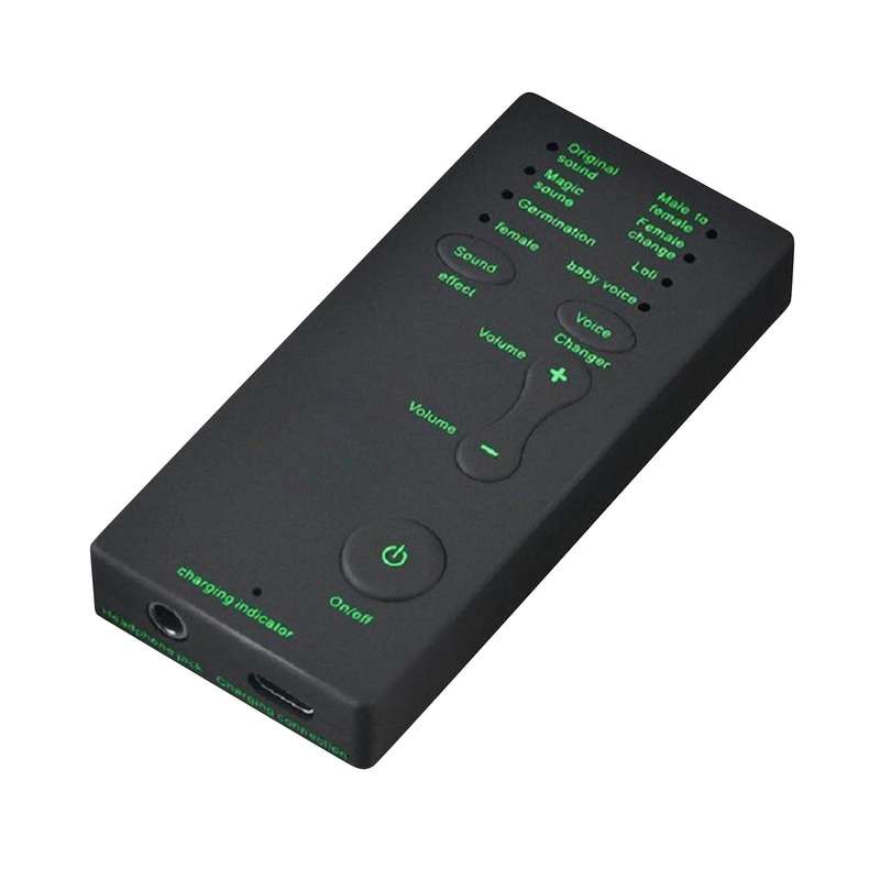 Mini Portable Sound Effects Machine Voice Changer Device Audio Card Sound Card Sound Changer