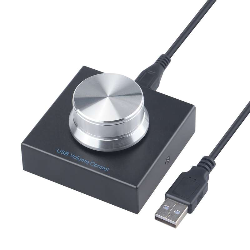 USB Volume Controller PC Computer Speaker Audio Volume Control Knob One Key Mute Plug and Pla