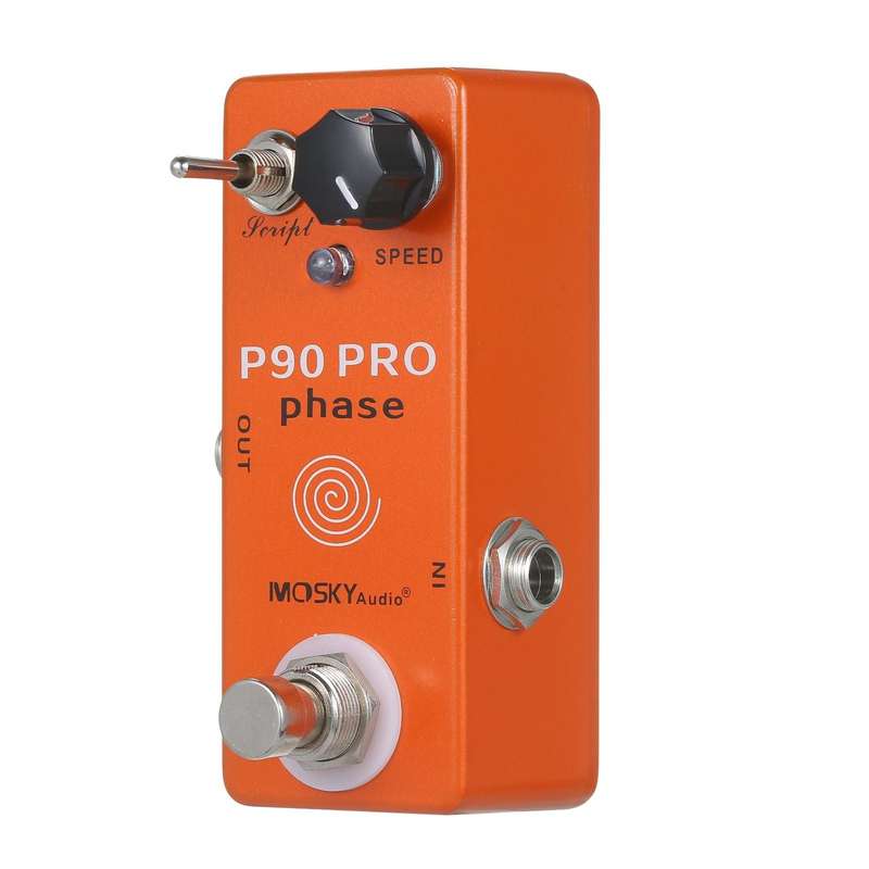 MOSKYaudio P90 PRO PHASE Phaser Pedal Guitar Effects Single Mini Vintage Phaser Pedal Effect