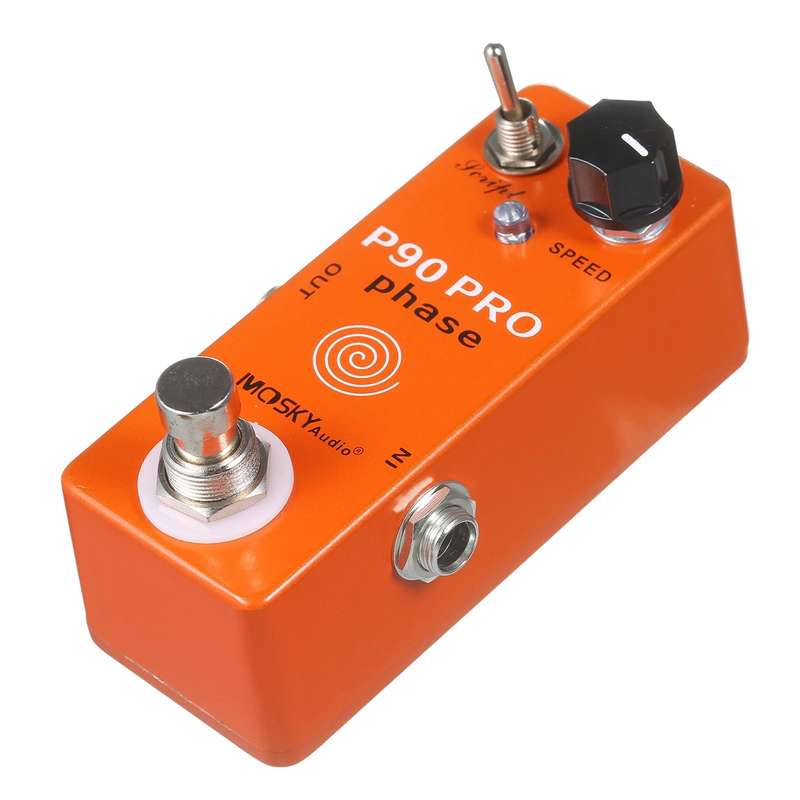 MOSKYaudio P90 PRO PHASE Phaser Pedal Guitar Effects Single Mini Vintage Phaser Pedal Effect