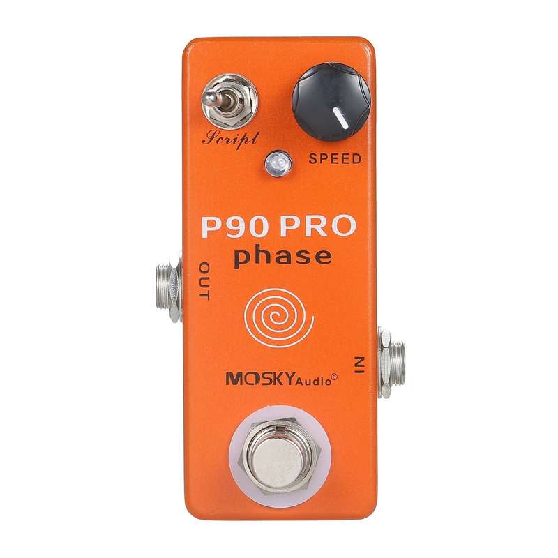 MOSKYaudio P90 PRO PHASE Phaser Pedal Guitar Effects Single Mini Vintage Phaser Pedal Effect