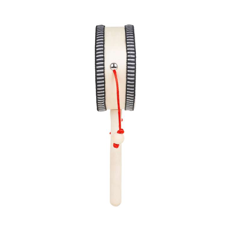 4-inch Rattle-drum Wooden Shaking Drum Rattle Spin Drum Hand Shaking Drum Handheld Musical In