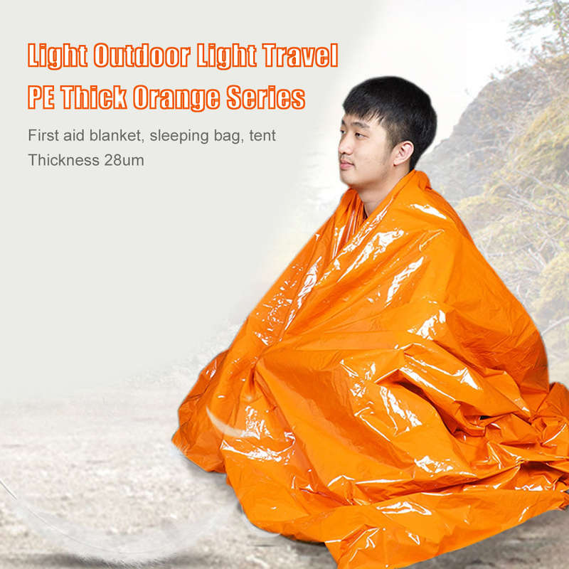 Emergency Sleeping Bag Survival Blanket Camping Tent Thermal Waterproof Outdoor Emergency Equipment