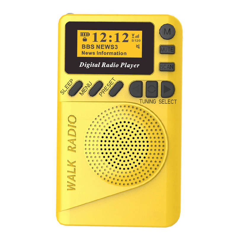 Pocket DAB Digital Radio Mini DAB+ Digital Radio With MP3 Player FM Radio LCD Display