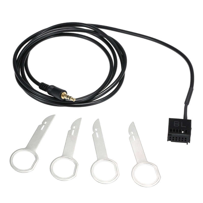 AUX-IN Cable Adapter 6000-CD Aux Car Stereo Replacement for Ford Fiesta Ford Focus 6000 CD