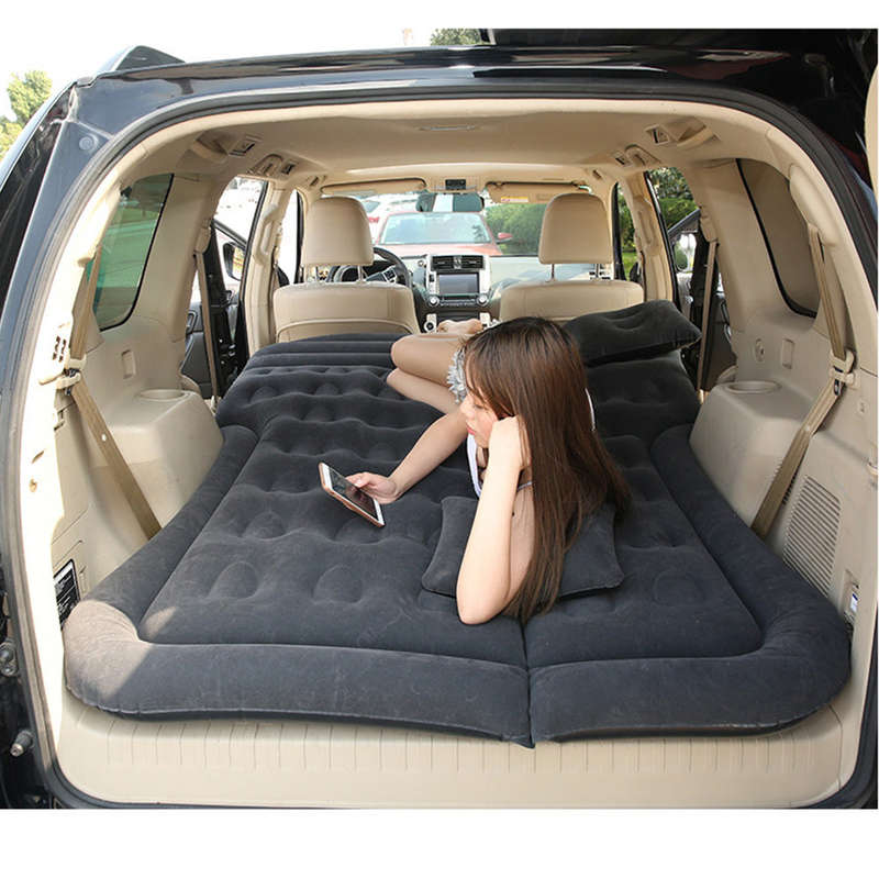 Car Inflatable Bed Air Mattress Universal SUV Car Travel Sleeping Pad Outdoor Camping Mat