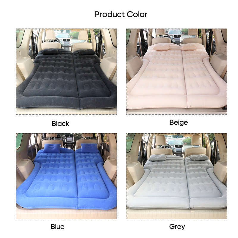 Car Inflatable Bed Air Mattress Universal SUV Car Travel Sleeping Pad Outdoor Camping Mat