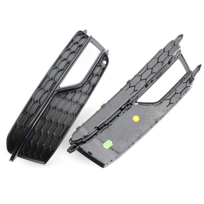 Front Bumper Fog Light Grill Replacement For AUDI A5 2013 - 2017 S Series Left Right Pair Set