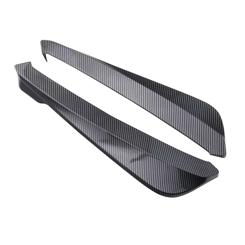 Rear Bumper Lip Splitter Universal Car Side Fender Fins Body Lip Spoiler Chin Skirt Protector, (Carb