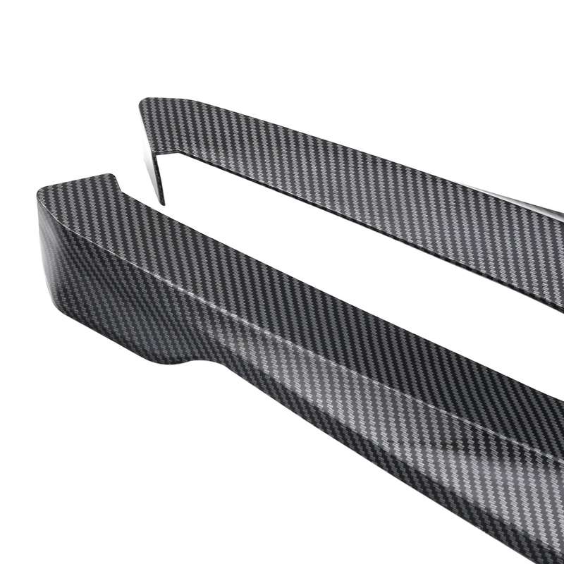Rear Bumper Lip Splitter Universal Car Side Fender Fins Body Lip Spoiler Chin Skirt Protector, (Carb