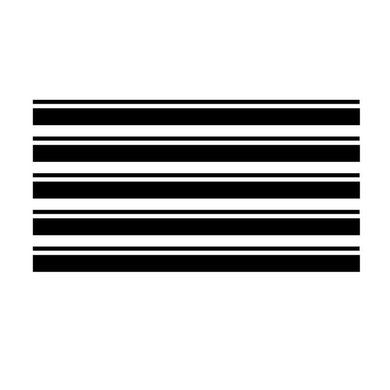 Car Two side RV Stripes Graphics Decals Car Stickers Vinyl Graphics for Caravan Travel Trailer Campe