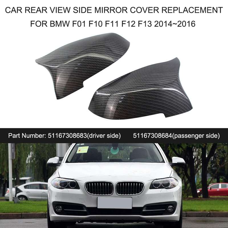 Car Rear View Side Mirror Cover Replacement for BMW F01 F10 F11 F12 F13 Auto Side Wing Mirror Cover