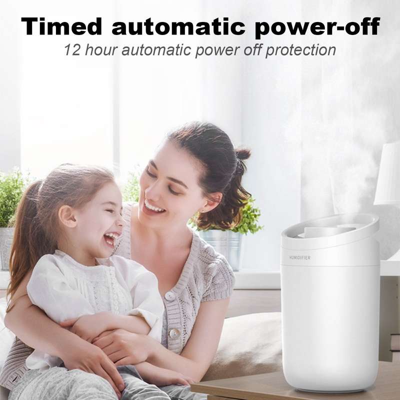 3L Large Capacity USB Humidifier Portable Humidifier for Car, Office, Bedroom, Mini Air Purifier Vap