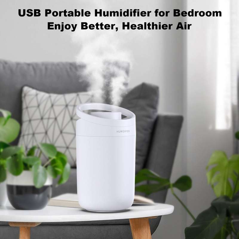 3L Large Capacity USB Humidifier Portable Humidifier for Car, Office, Bedroom, Mini Air Purifier Vap