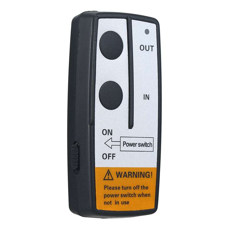 DC12V Universal Wireless Winch Remote Control Kit 12V 50ft 2 Remotes with Indicator Light for Truck