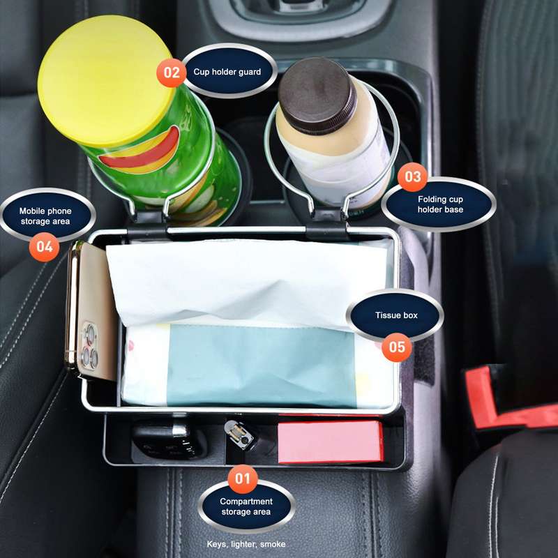 Car Armrest Storage Box