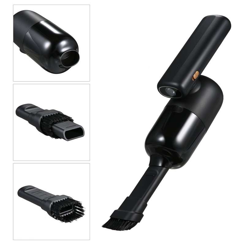 Car Vacuum Cleaner 3 in 1 Handheld Vacuum Detachable Car Cleaner Strong Suction with LED Light Power