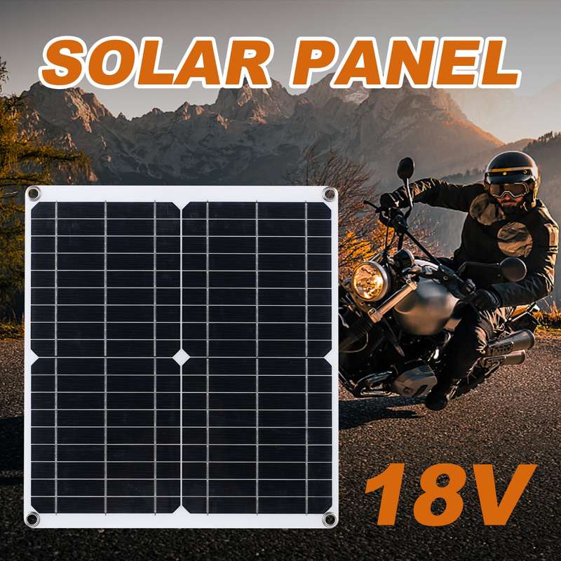 20W Portable Solar Battery Charger & Maintainer Solar Panel-Built in Intelligent Charge   Controller