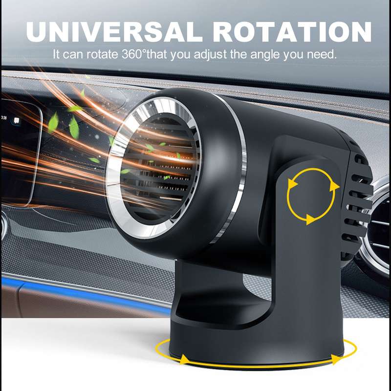 12V 130W Electric Car Heater Portable Electric Heating Fan Windshield Dryer Defogging Demister Defro