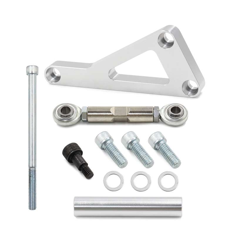 SBC Alternator Bracket Aluminum Alloy Alternator Bracket Kit Replacement for Chevy SBC 350 Small Blo