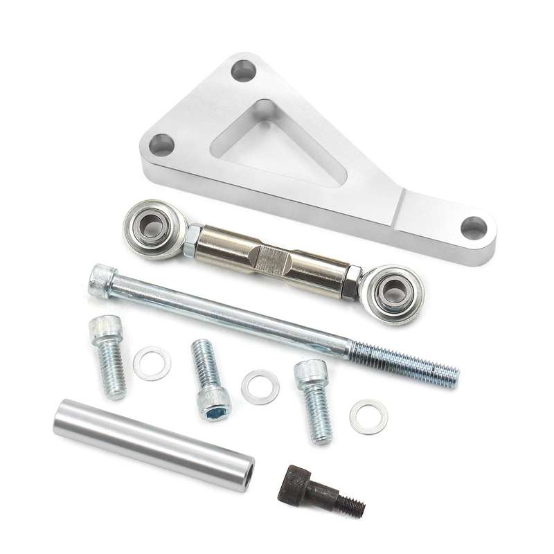 SBC Alternator Bracket Aluminum Alloy Alternator Bracket Kit Replacement for Chevy SBC 350 Small Blo