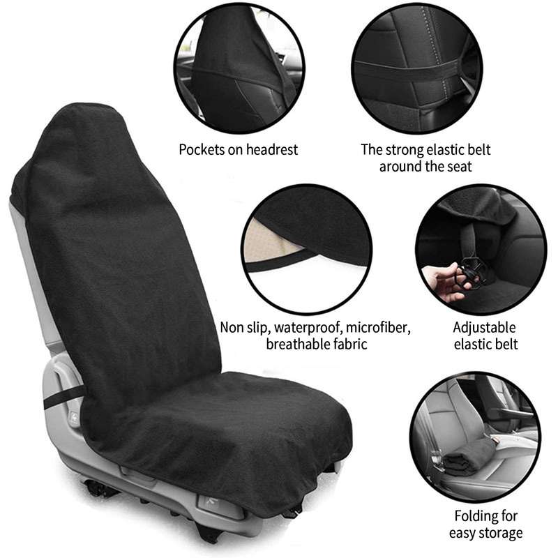 Car Seat Cover Waterproof Sweat Towel Car Seat Protector for Cars SUVs Trucks Machine Washable