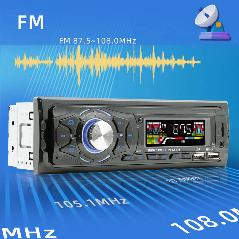 Multi-function Car BT MP3 Player Dual USB Interface Car Music Player Auto Voice Assistant MP3 Player